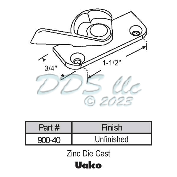 Sweep and Sash locks 900-40 1