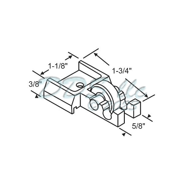 Sliding Window Rollers 900-8512A 1