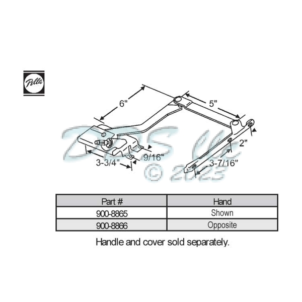 Pella Casement Operator 900-8865 1