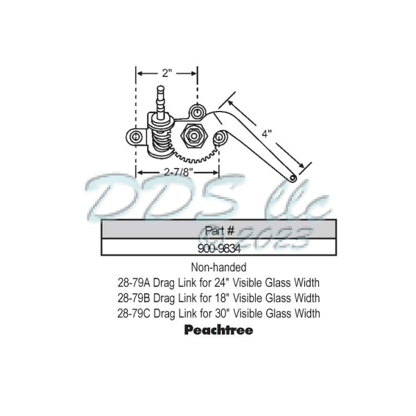 Peachtree Casement Operator 900-9834 1
