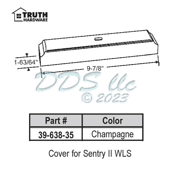 Cover for Sentry II 39-638-35 1