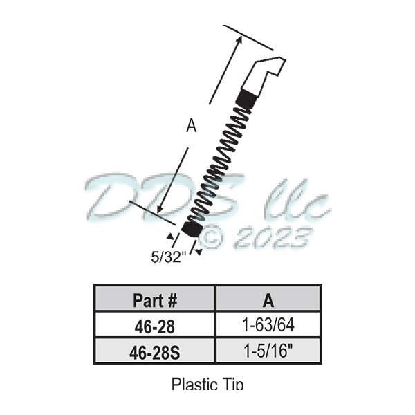 Slide Bolt Spring 46-28S 1