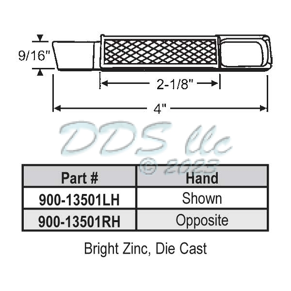 Window Slide Bolt Set 900-13501LH*RH 1