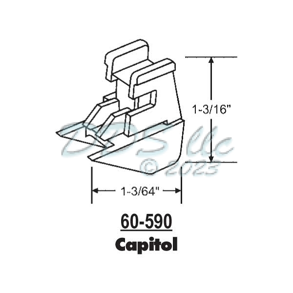Sash Bottom Bracket Capital 60-590 1