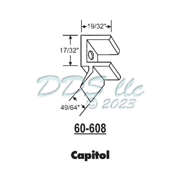 Metal Sash Guide 60-608 1
