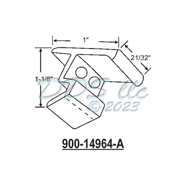 Metal Sash Guide 900-14964-A 1