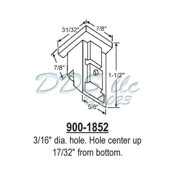 Sash Guide 900-1852 1