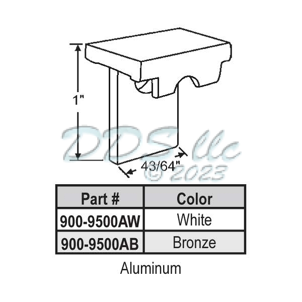 Sash Stop 900-9500AW 1