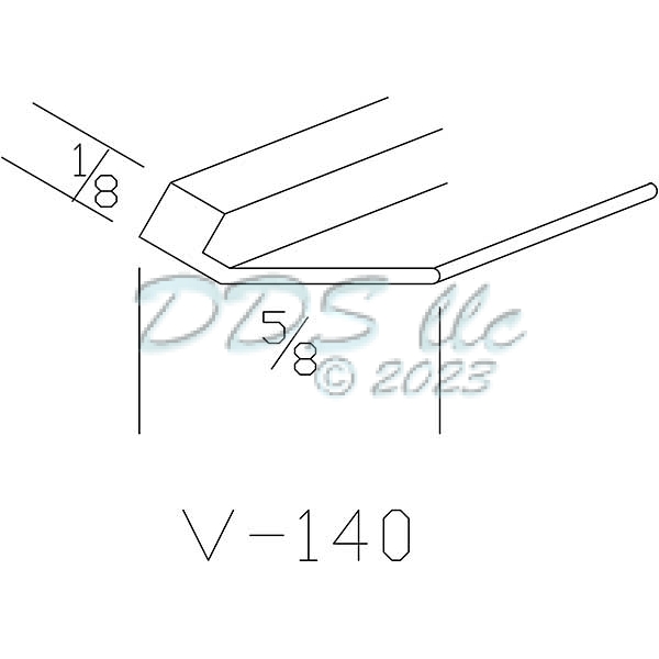 Weather Stripping 63-502GY-1 1